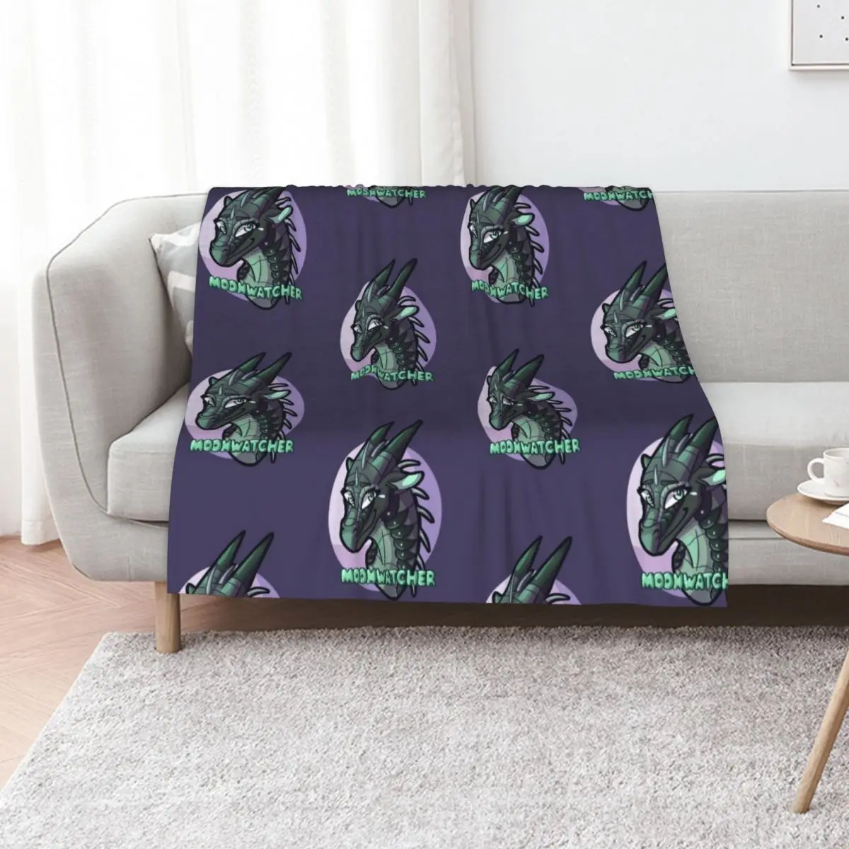 Moonwatcher Throw Blanket Winter beds Vintage Blankets For Bed Decorative Throw Picnic Plaid on the sofa Blankets
