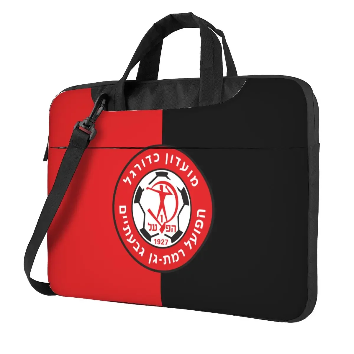 

Israel Hapoel Ramat Gan Givatayim Fc Laptop Shoulder Messenger Bag Sleeve Classic Slim Messenger Bag Business Casual or School