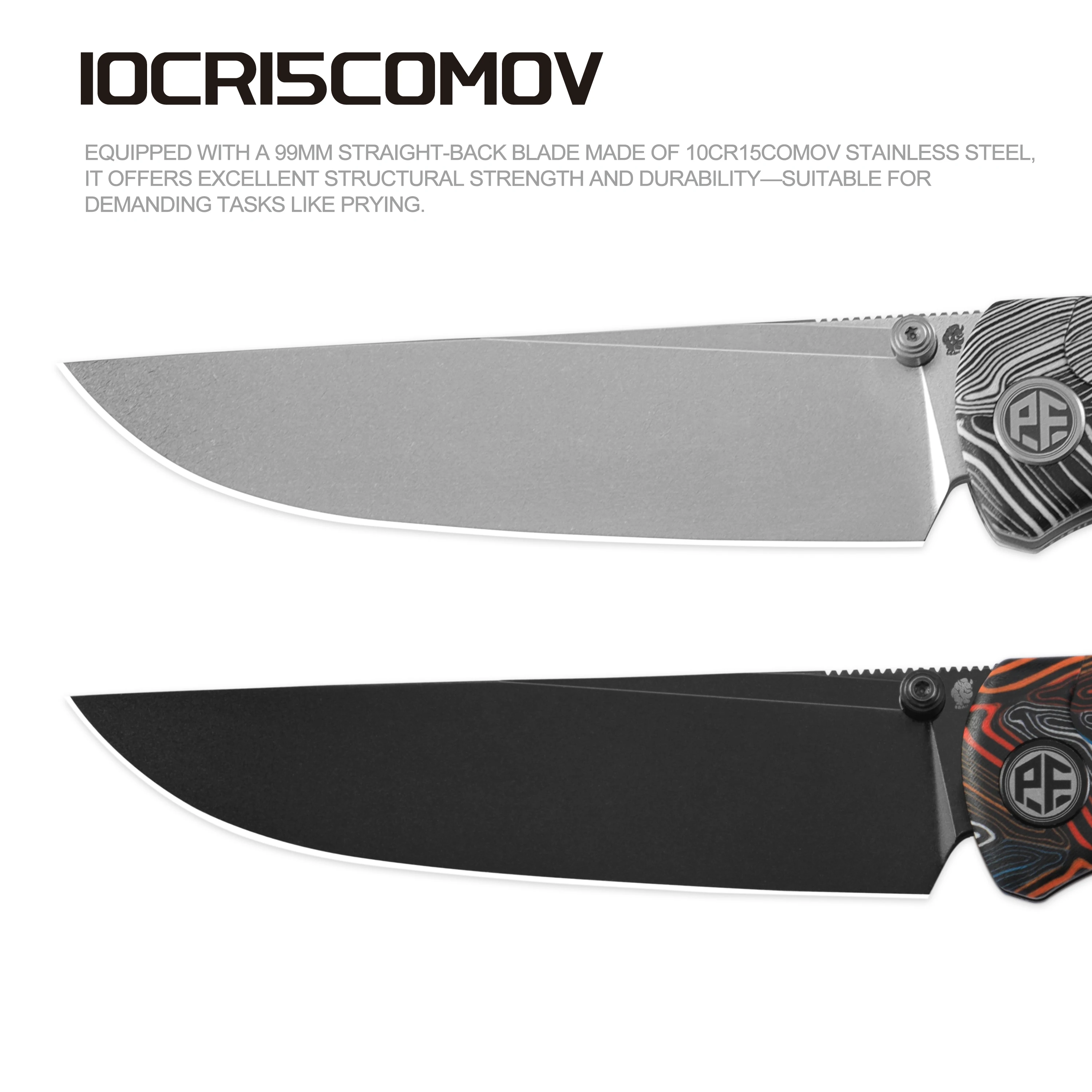 Petrified Fish PFP14 Lis Folding Knife Fishing Multifunctional Pocketknives 10Cr15CoMov Blade G10 Handle Tactical Camping Tools