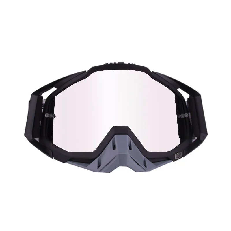 Off-road motorbril - Anti-stof winddichte beschermende bril voor crossmotorhelmen UV400 en mistbestendig brilmasker