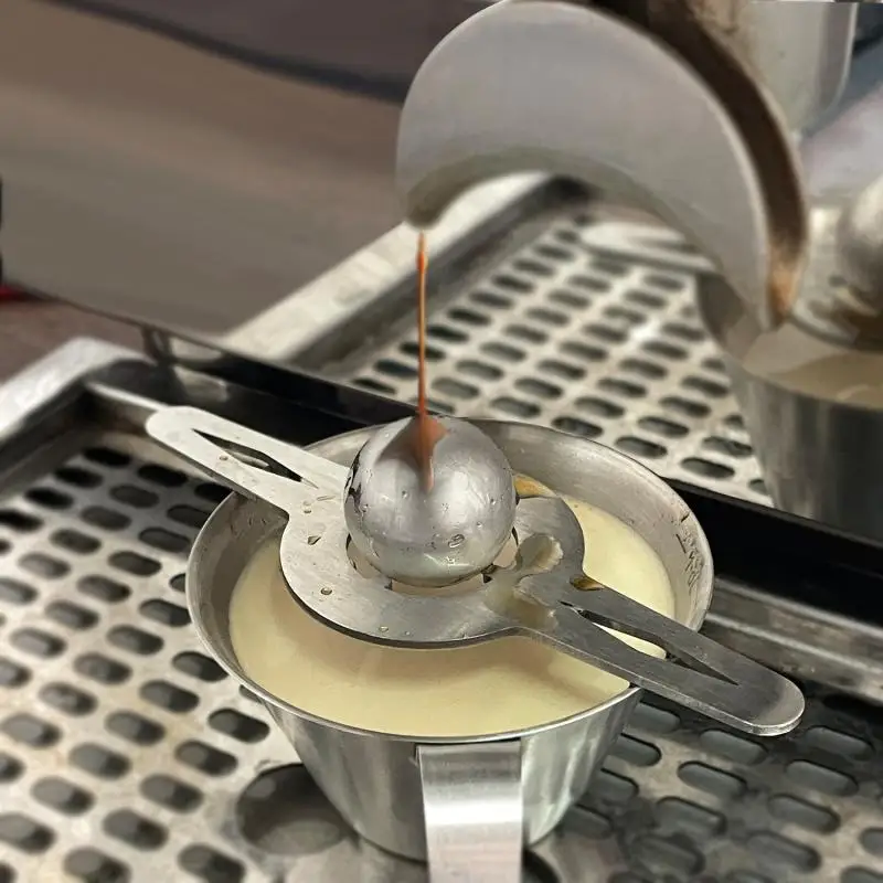 Bola de hielo de café, bola de hielo refrescante reutilizable con soporte, bolas de Espresso, dispositivo potenciador de sabor a café, bola de hielo para bebidas