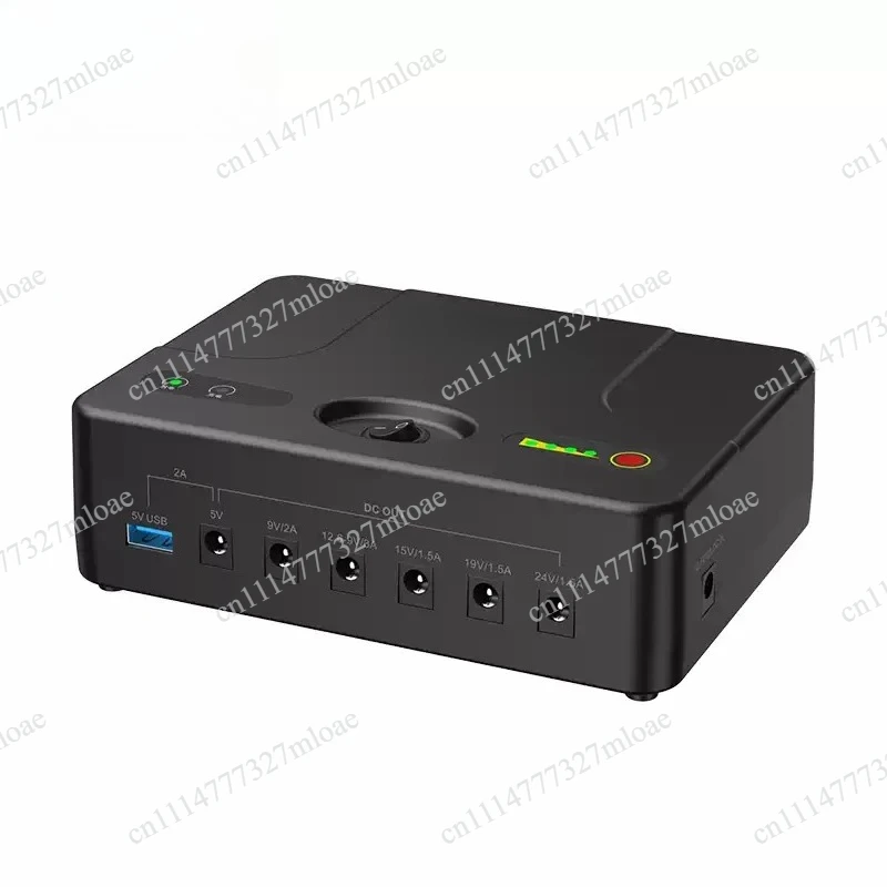 Multifunctional 42000mAh Backup Lithium Battery: 12V/24V/5V-19V UPS for Router/Optical Modem/LED Lights