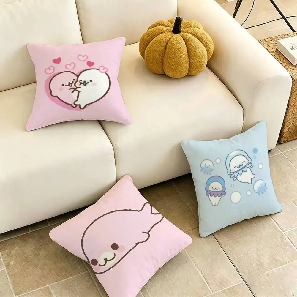 

K-Kawaii Mamegoma CUTE Baby Square Double-Sided printed Pillow Case Bedroom Bedside Pillow Sofa Cushion Cover Gift