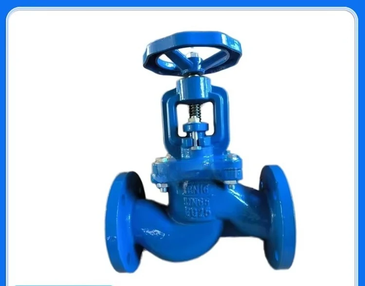 Industrial High Quality Manual ANSI PN16 DN15-DN200 Cast Iron Steam Bellows Sealed Water Flange Globe Valve