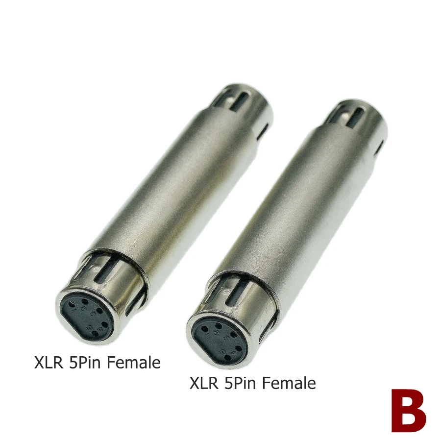 Canon XLR 3PIN female head to 6.5 female Mini XLR 5Pin revolution RCA 3.5mm Male lotus audio female seat 6.35 microphone adapter