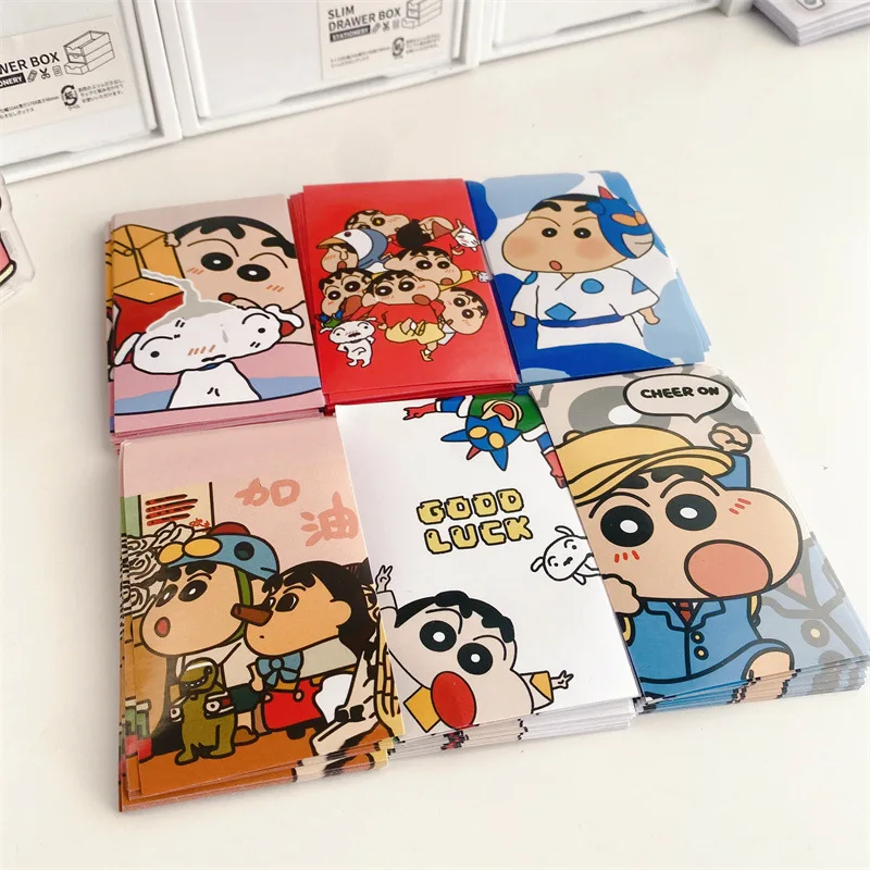 Anime Kawaii Crayon Shin-Chan Nohara Shiro Action Kamen Sealing Stickers Diy Decoration Ins Cute Kids Birthday Gift For Girls