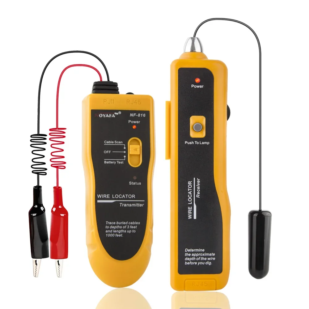 NF-816 Underground Wire Locator Underground Cable Detection Instrument Concealed Wiring Line Finder Circuit Tester