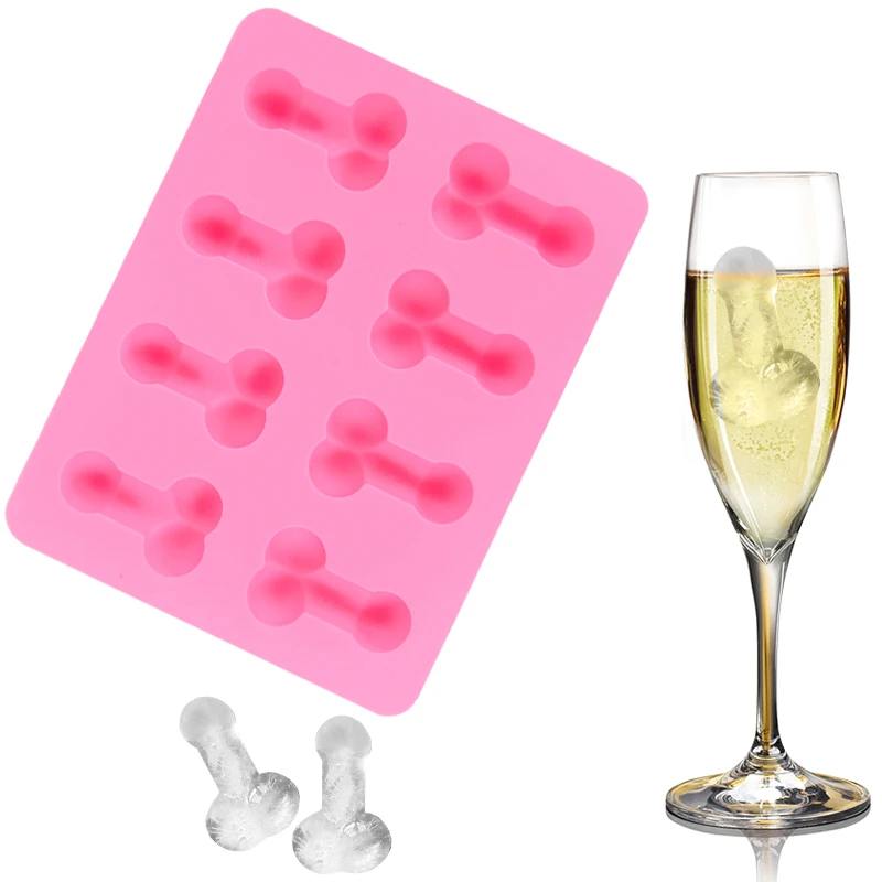 Sexy Penis Ice Cube Maker Tray Cake Chocolate Mold Bachelorette Party Supplies For Wedding Hen Night Adult Birthday Party Decor