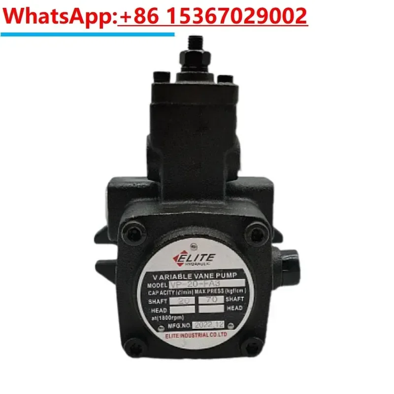 

ELITE Hydraulic Oil Pump VP-20-FA3 30 40 15 12 Vane Pump FA1/FA2 XH DH