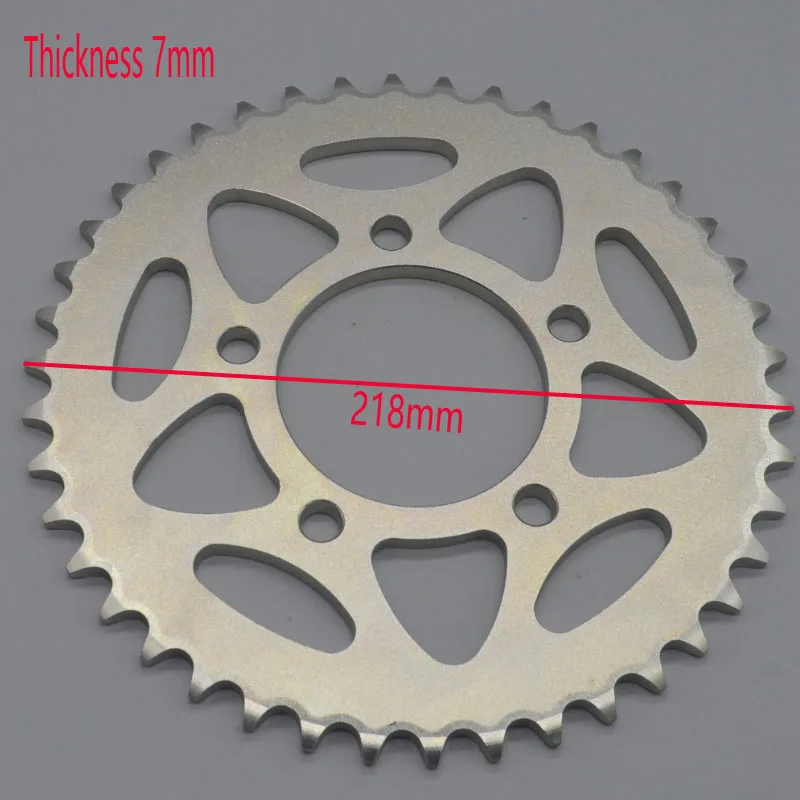 Motorcycle 42T 44T 43T 46T Rear Sprocket Kit Steel Aluminum Composite For Benelli BJ600 BJ600GS-A BN600 TNT600 TRK502C TNT300