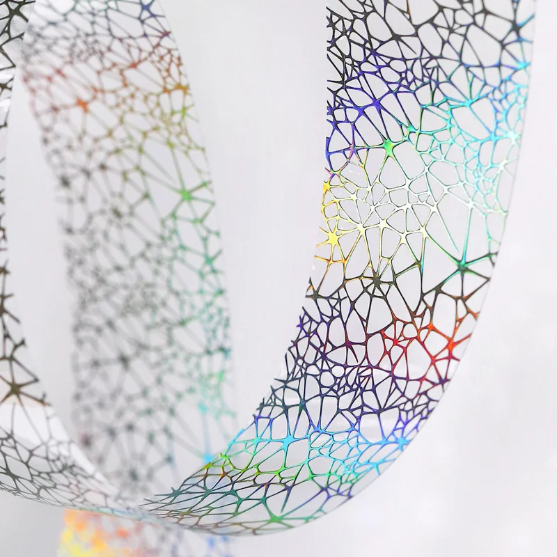 Mr Paper Rainbow Glow PET Masking Tape 2m/Roll - Handmade Journal Diary DIY Decorations for Scrapbook Photo Albums Picture Frame