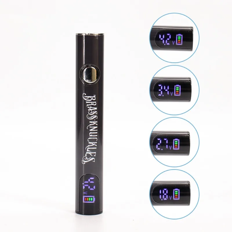 20 قطعة BK Vape بطارية 650 مللي أمبير التسخين المسبق الجهد المتغير 510 بطاريات الموضوع نوع-C شاحن شاشة LED Vapes لخراطيش العربات #2