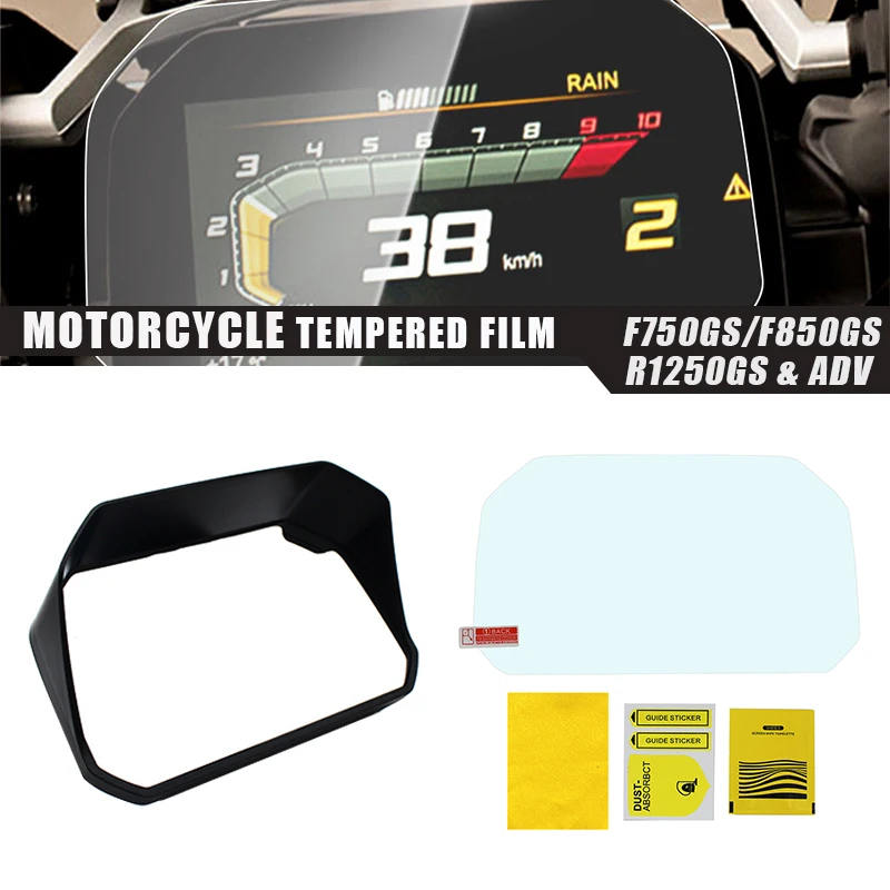 

Instrument Tempered Film Meter Cover Guard Screen Protector For BMW R1200GS R1250GS LC/ADV 2018-2019 F850GS F750GS S1000XR C400X