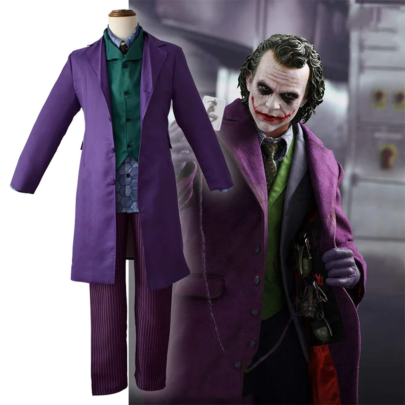

Halloween Terror Dance Baan Dark Knight Heath Ledger Joker Clown Cosplay Costume Women's Ethnic Stage Wear Spring