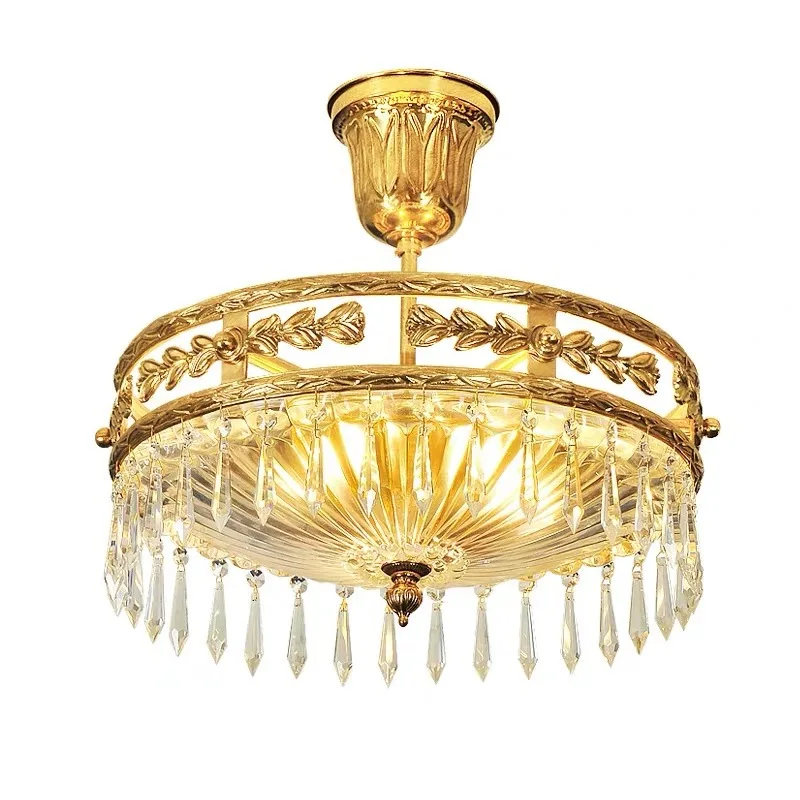 

All copper, French, art, chandelier, American, pure copper, bedroom, study, dining room, balcony