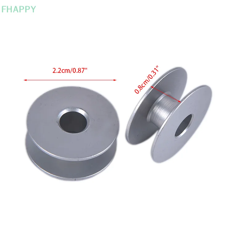 10pcs Industrial Sewing Machine Bobbin Lockstitch Sewing Machine Aluminum Bobbin Sew Accesorioes