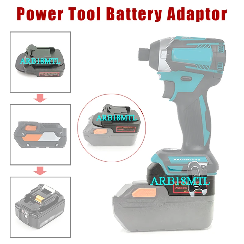 L1830R convertitore adattatore per AEG RIDGID li-ion batteria per Bosch per Makita per DeWalt per Milwaukee per Hitachi Worx Power Tool