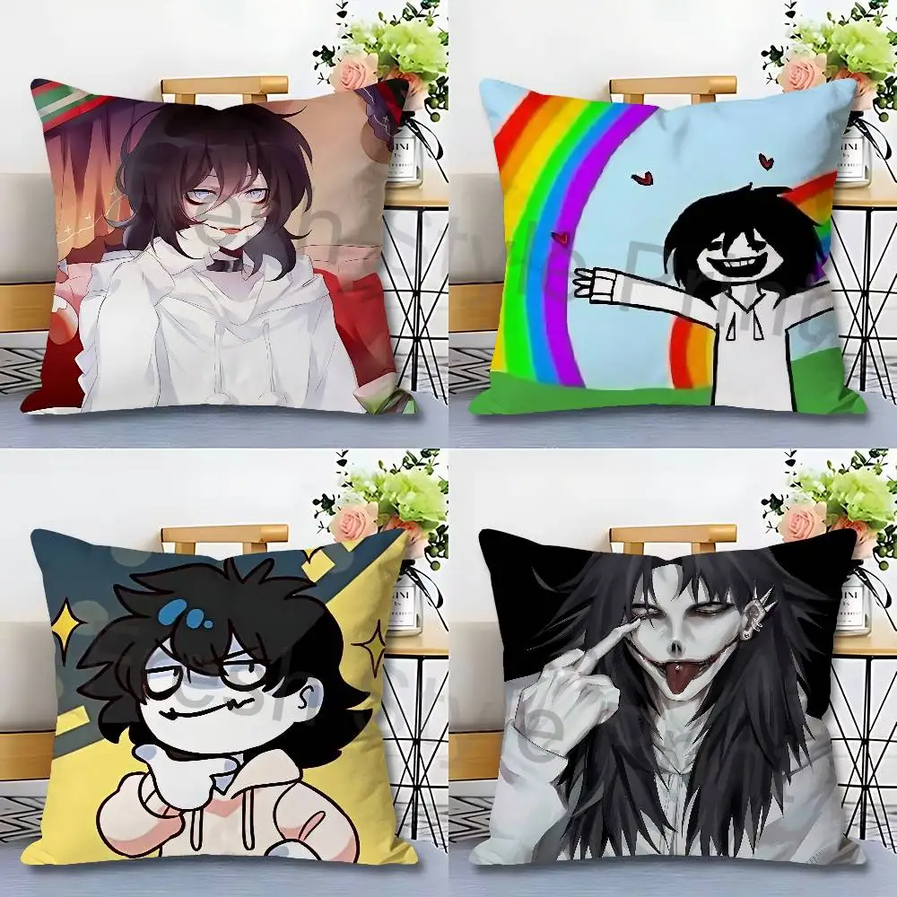 

Cool J-Jeff Art K-Killer Pillow Cases for Bedroom Living Room Sofa Home Decor Polyester Cushion Cover with Zipper