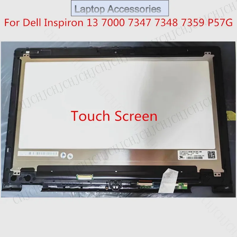 

F Full LCD Display Touch Digitizer Screen Assembly+Bezel For Dell Inspiron 13 7347 7348 7359 P57G