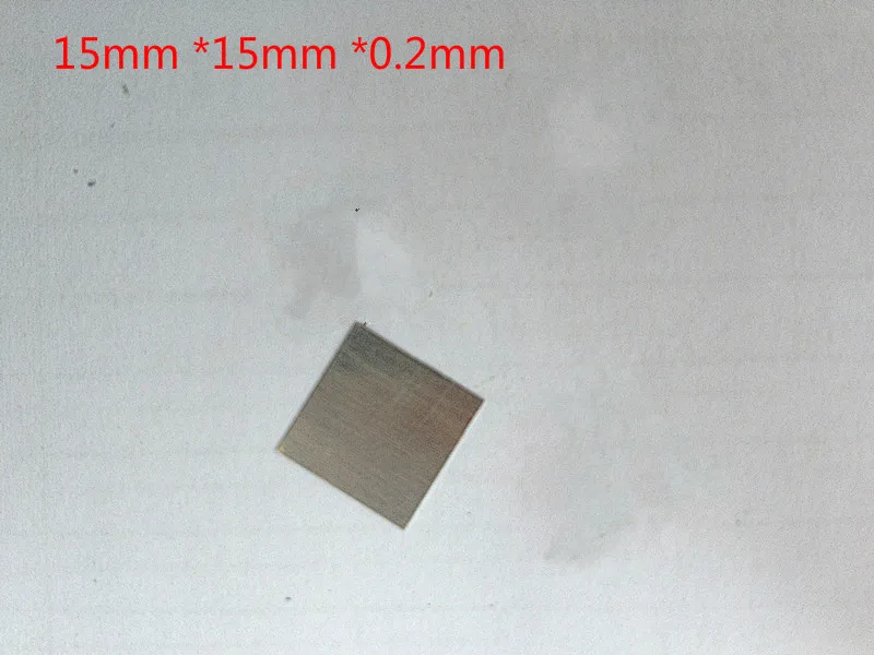 

Pure platinum tablet, platinum plate electrode, purity: 99.99%, specification: 15*15*0.2mm.