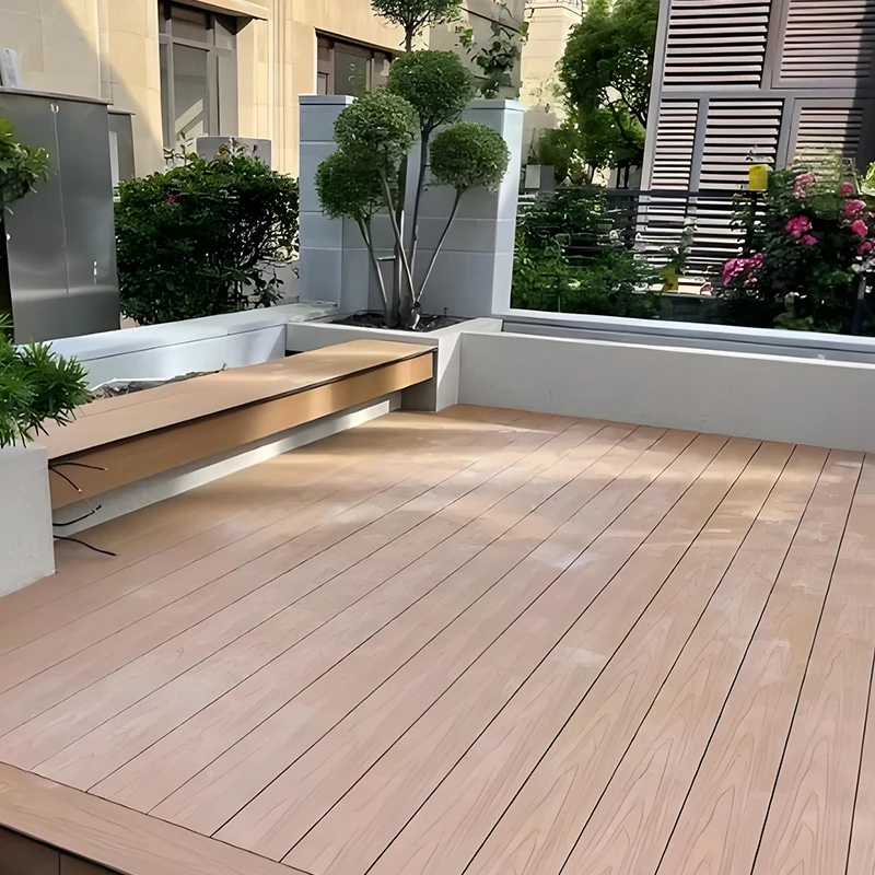 

Customized Modern Design Smooth Aluminum Composite Decking Waterproof Outdoor Balcony and Garden Floor for Warehouses