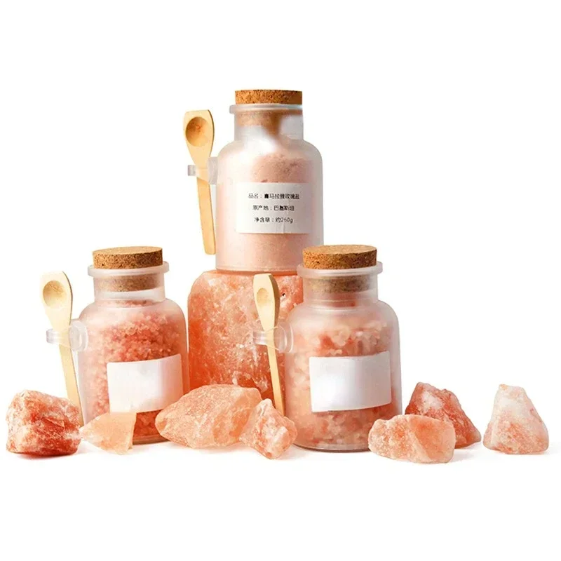 Sal de baño del Himalaya Original, botella seca de 260g, sal roja rosa para baño de pies, sal, arena, aromaterapia