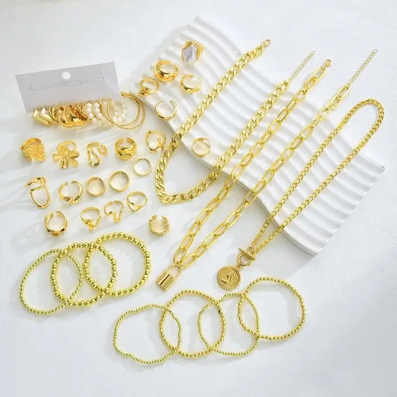 

Floral Lava Jewelry Set Geometric Designs For Everyday Elegant