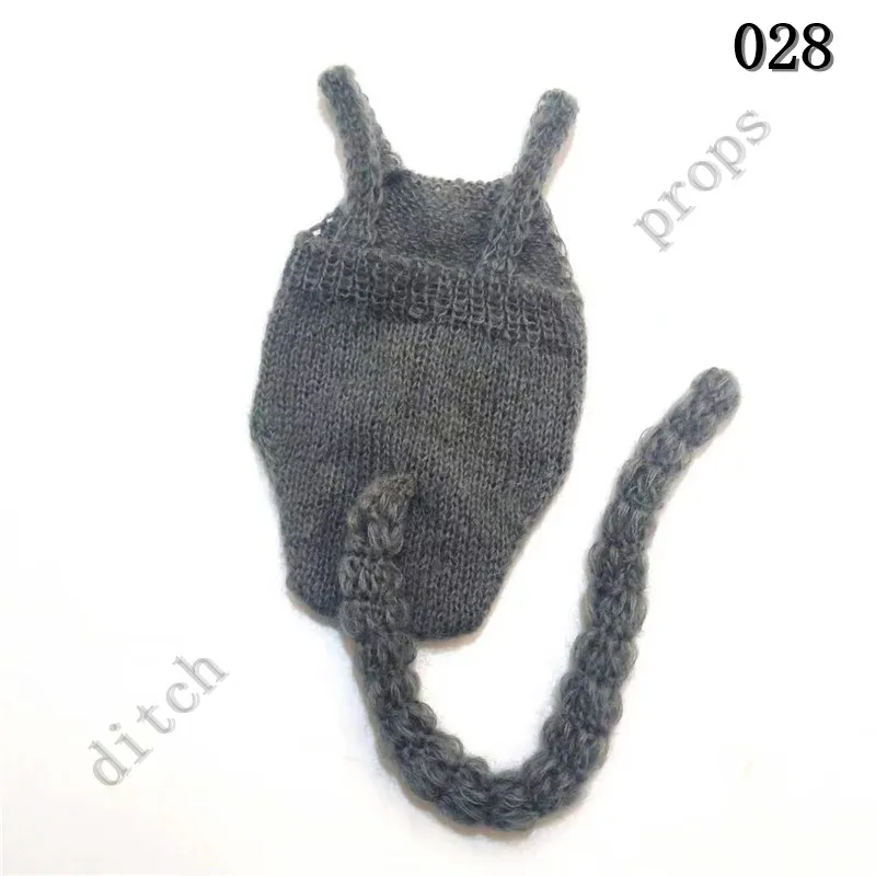 Newborn Photography Props Mohair Pants  Studio Clothing Animal Modeling