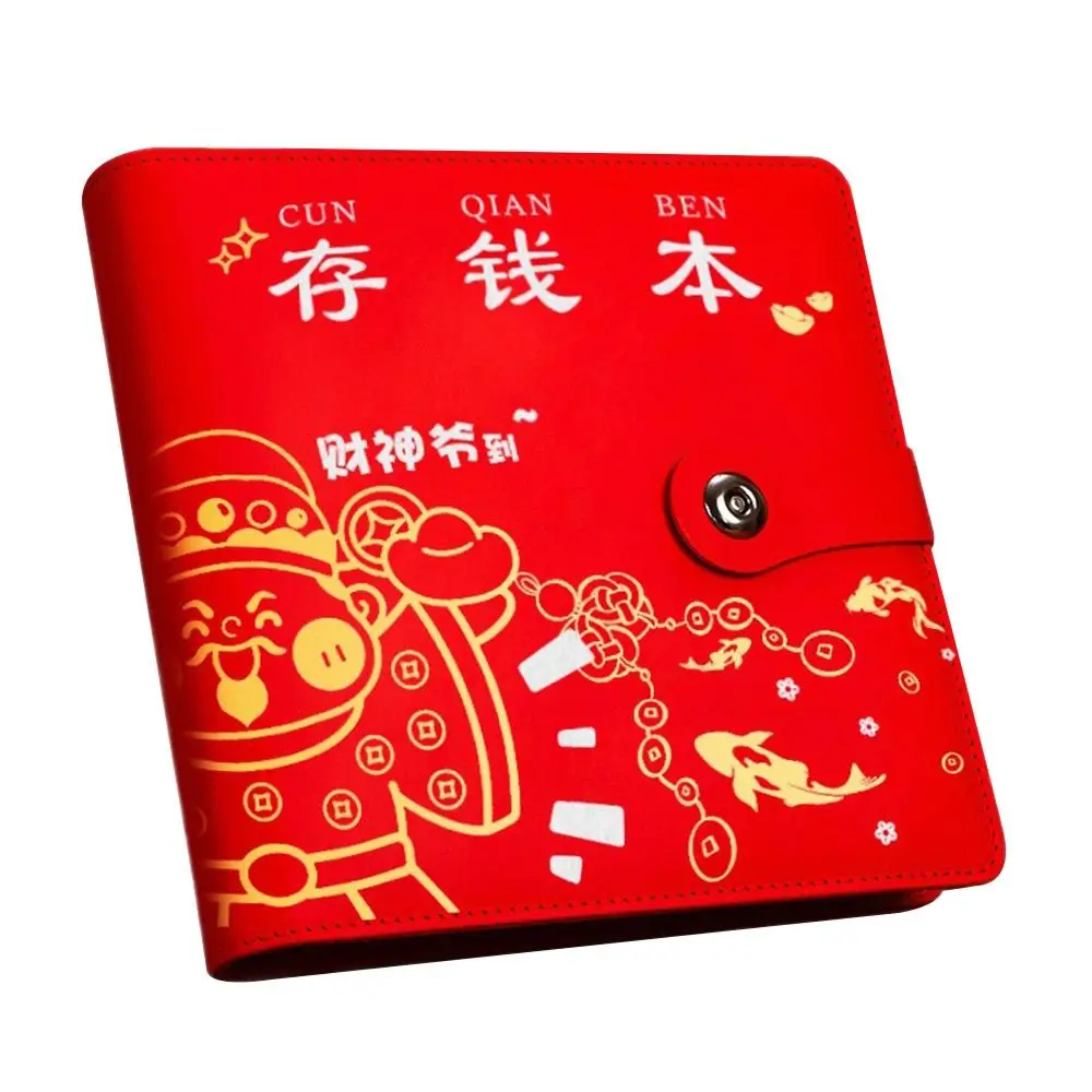Get Rich Overnight 100 Envelopes Money Saving Challenge PU Save Money Savings Binder Portable Reusable Savings Challenges Book