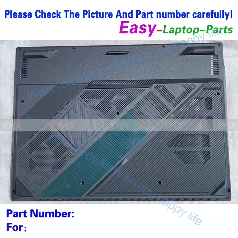 L... New For ASUS ROG Strix G16 G614 G614JY G634 16in Black Laptop Bottom Case Cover