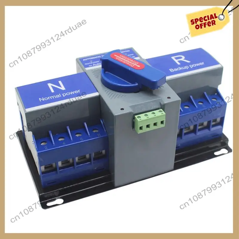 

A75T Automatic Transfer Switch 63A 4P Automatic Dual Power Transfer Switch With Electromechanical Locking Protection 220V Spare