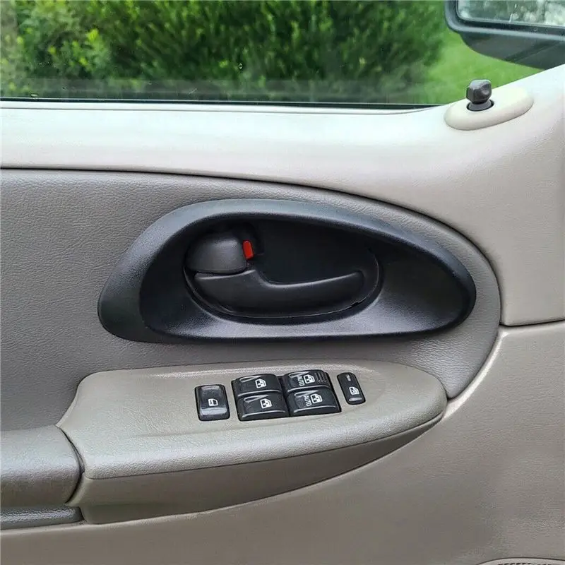 A95E-4PCS Front Rear Inner Door Handle Bezel For Trailblazer 2002-2009 15214503 15214502 15214506 15214507
