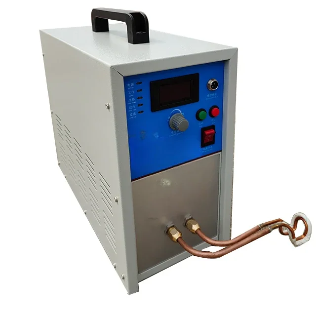 Portable high frequency induction heating welding machine for welding diamond segments