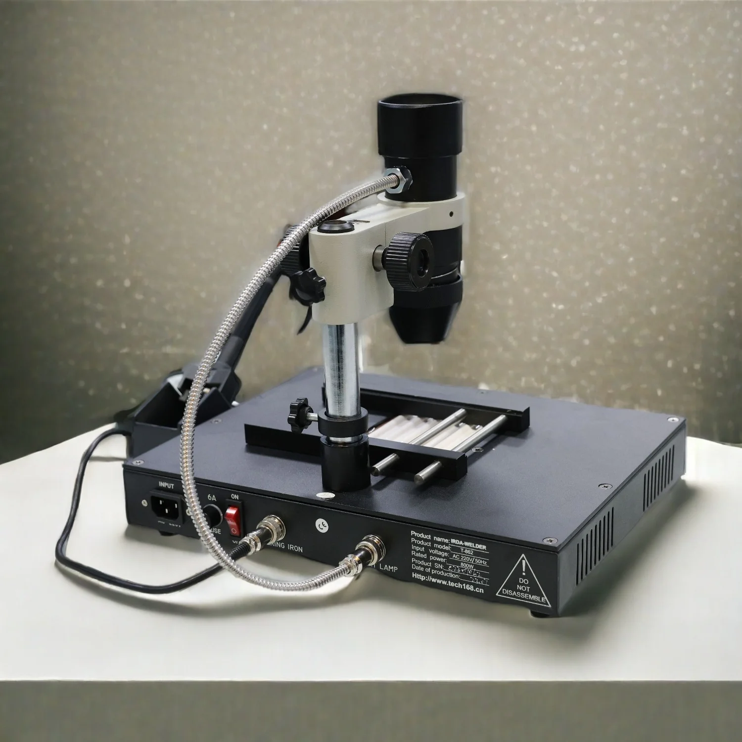 Neue Lötkolben PUHUI T-862 IRDA SMD BGA IR Rework Station Rework Maschine Löten Schweißer Infrarot SMT Schweißer Reparatur Maschine