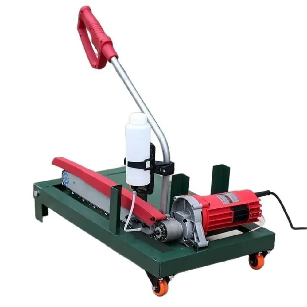 Automatic Log Processing Machine Wood Chipper Belt Conveyor Firewood Cutting Saw Heavy Duty Efficient