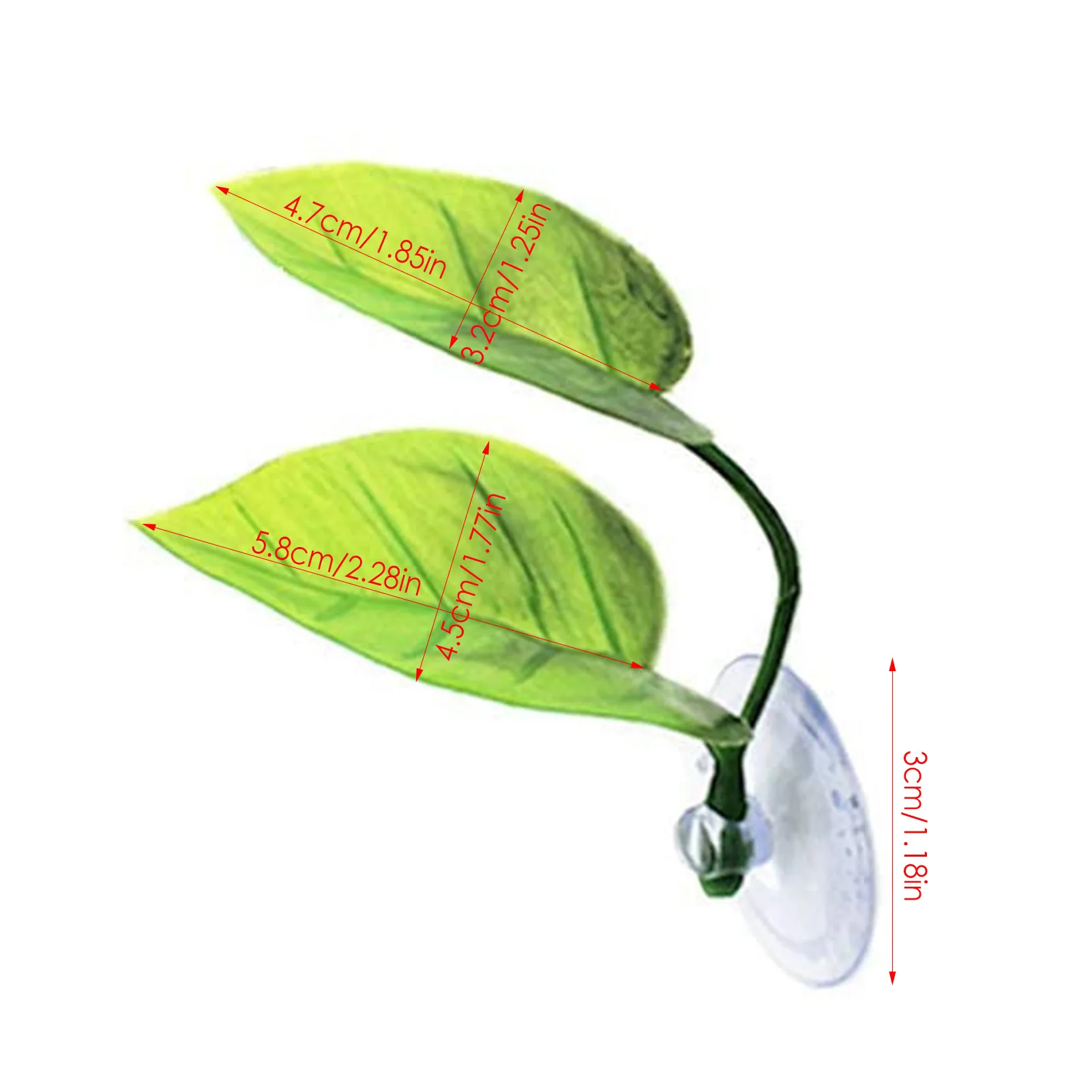 Fish Tank Betta Leaf Simulated Betta Fish Leaf Pad Betta Hammock Toys Aquarium Plants With Suction Cup Green Tank Decorations