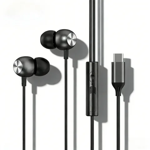 Light Wired In-ear Earphones For 3.5mm USB Type C HIFI Stereo Sport…