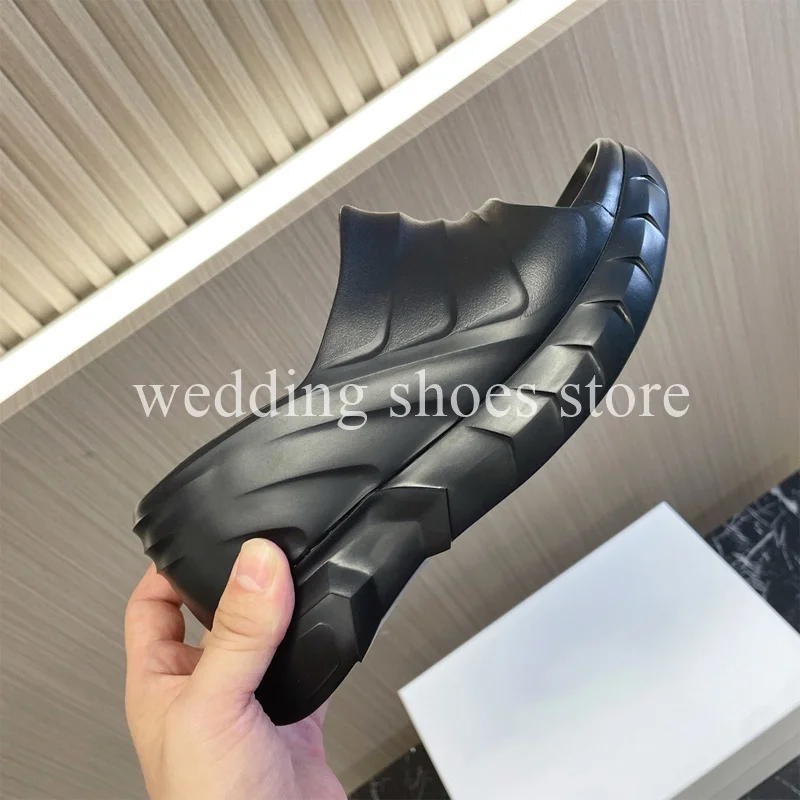 Girls Platform Wedge Design Slippers EVA Shoes Fashion Comfort Summer Personalized Outdoor Beach Slippers10cm Women Shoes