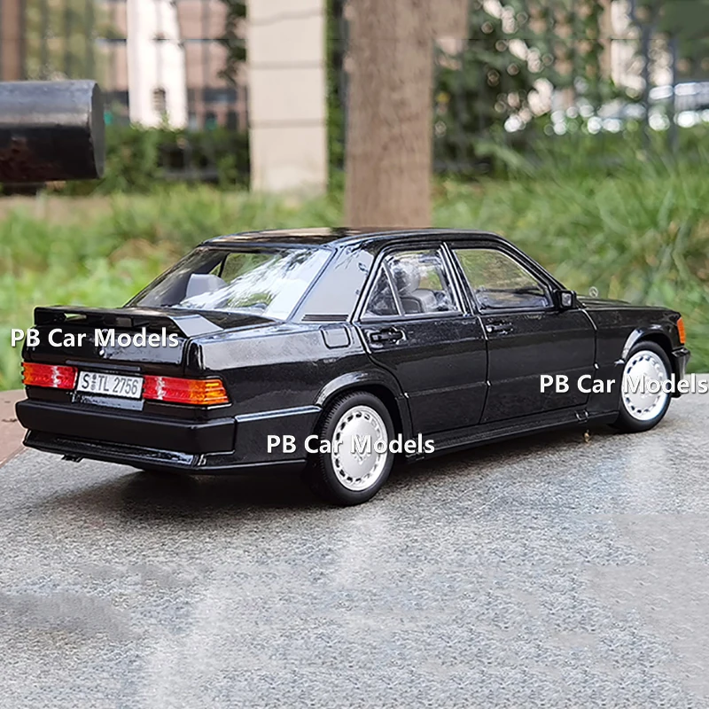 1984 190E W201 classic car NOREV 1:18 simulation alloy car model ornament tail version