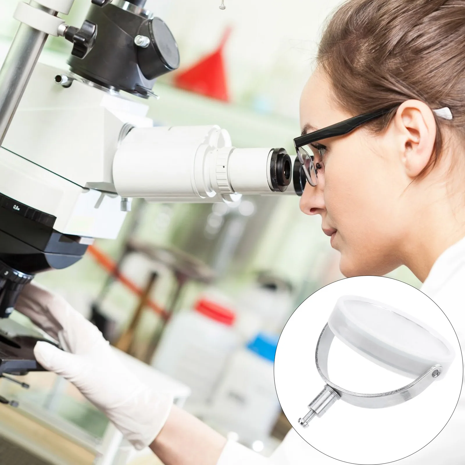 

Illumination Mirror Reflector Microscope for Gathering Light Reflection Accessories Accessory Replacement