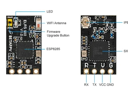 BETAFPV mini 915MHz ExpressLRS Receiver Ultra Small FPV Drone Radio Receiver Pre-Flashed Official BETAFPV 900 RX Firmware