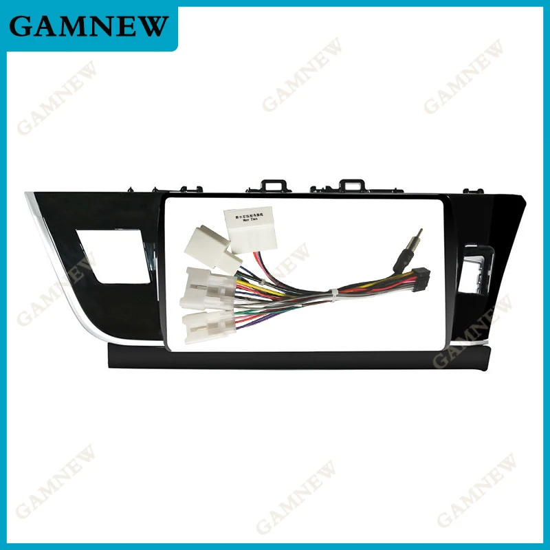 10 Inch Car Frame Fascia Adapter For Toyota Corolla 2014-2016 Android Radio Dash Fitting Panel Kit