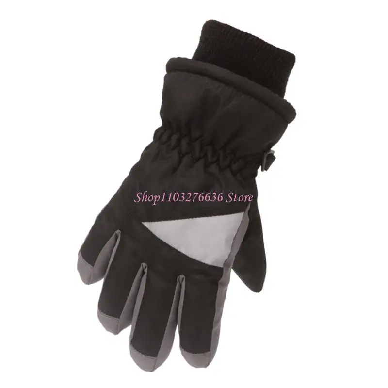 R6FD Waterproof & Windproof Mittens Thick and Warm Skiing & Cycling Gloves Upgrades for Toddlers During Outdoor Activities