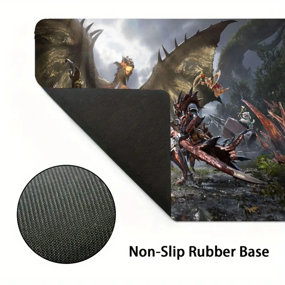 Fighting game mouse pads, computer mechanical keyboard pads, high-quality rubber anti-slip carpet