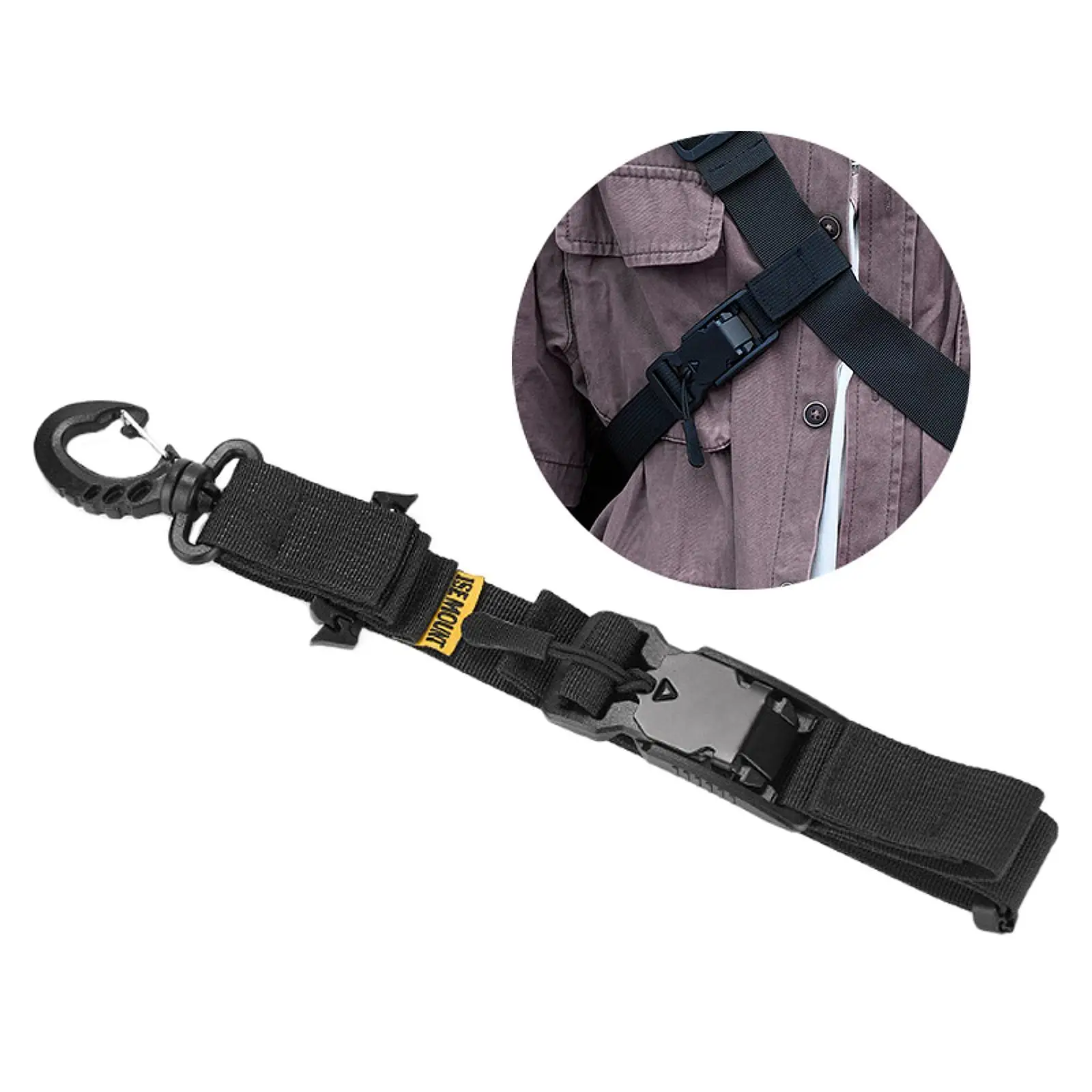 Crossbody Bag Chest Strap Daypack Quick Release Chest Belt Backpack Sternum Strap for Travel Cycling Biking Backpacking Camping