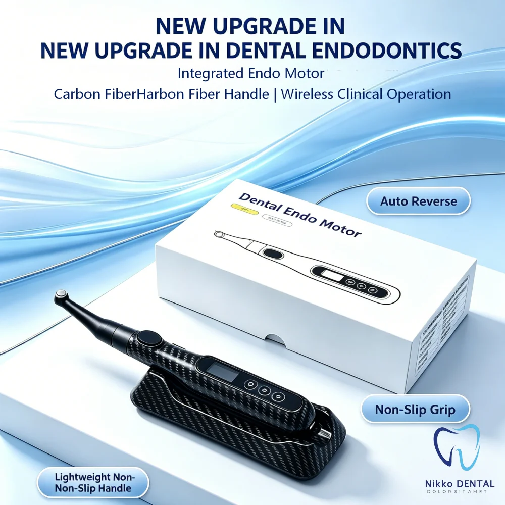 Portable Wireless Dental Endo Treatment Motor Adjustable Speed Torque 8 Memory Programs Lithium Battery Root Canal Dentist Tool