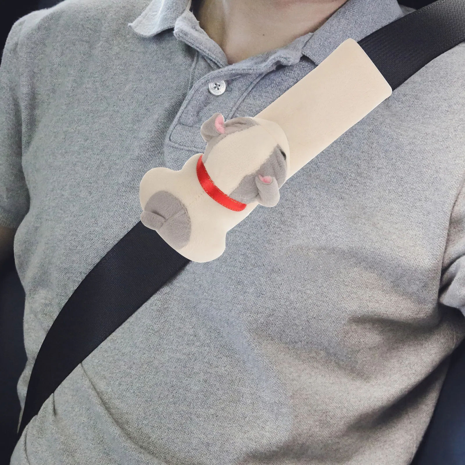 2Pcs Safety Belt Covers Cushion Comfortable PP Cotton Shoulder Pad Auto Seats Strap Pads Seat Accessories