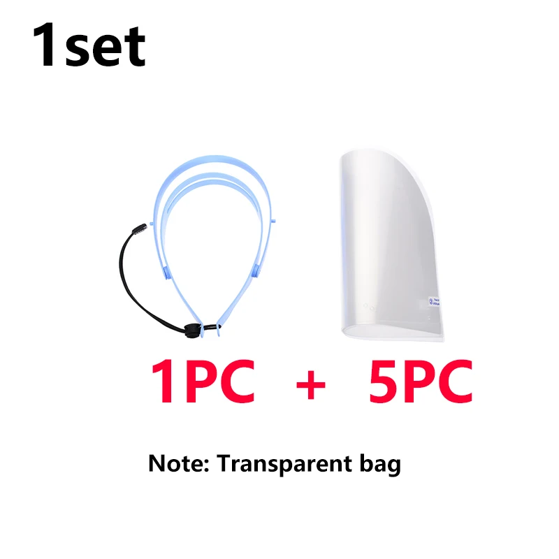 Dental Material Anti-Fog Mask Protective Cover One Shelf 5/10-Piece Screen Protective Goggles Put On A Spray Headgear