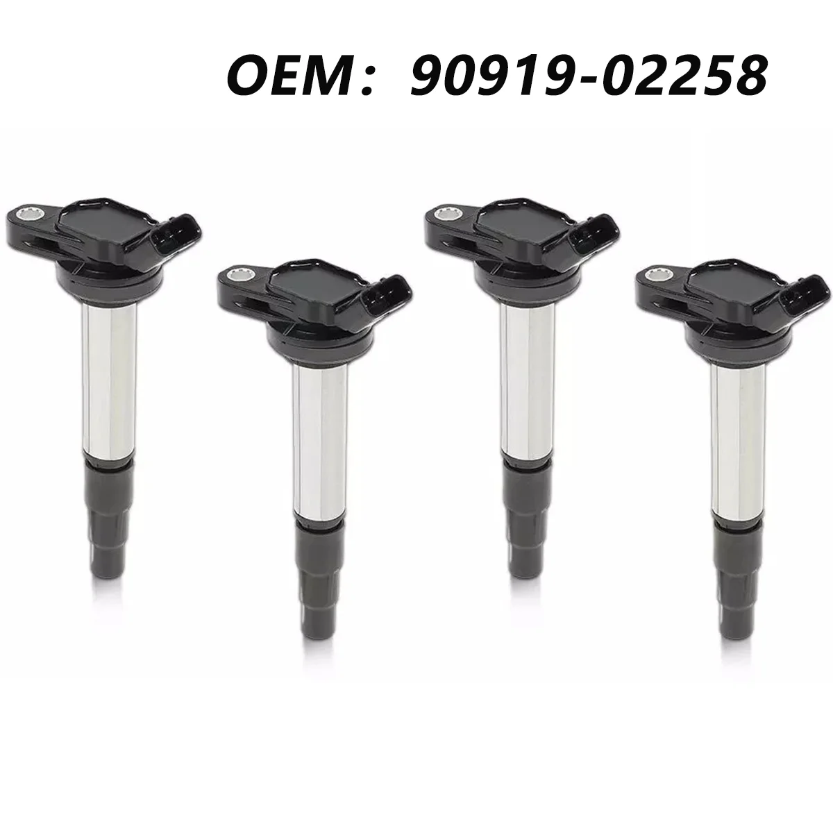 90919-02258 Juego de 4 Uds nuevas bobinas de encendido para Toyota Corolla ZRE152 Prius Matrix 2009 Scion IM xD 1.8L C-HR 9091902258