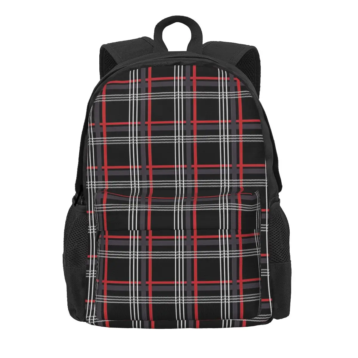 GTi Tartan Backpacks Boys Girls Bookbag Students School Bags Cartoon Kids Rucksack Travel Rucksack Shoulder Bag Large Capacity